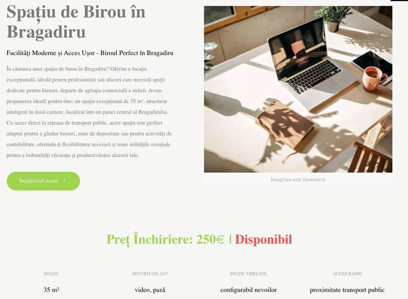 Bragadiru, inchiriez hale industriale